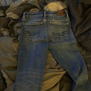 American eagle super high rise jegging size 4s